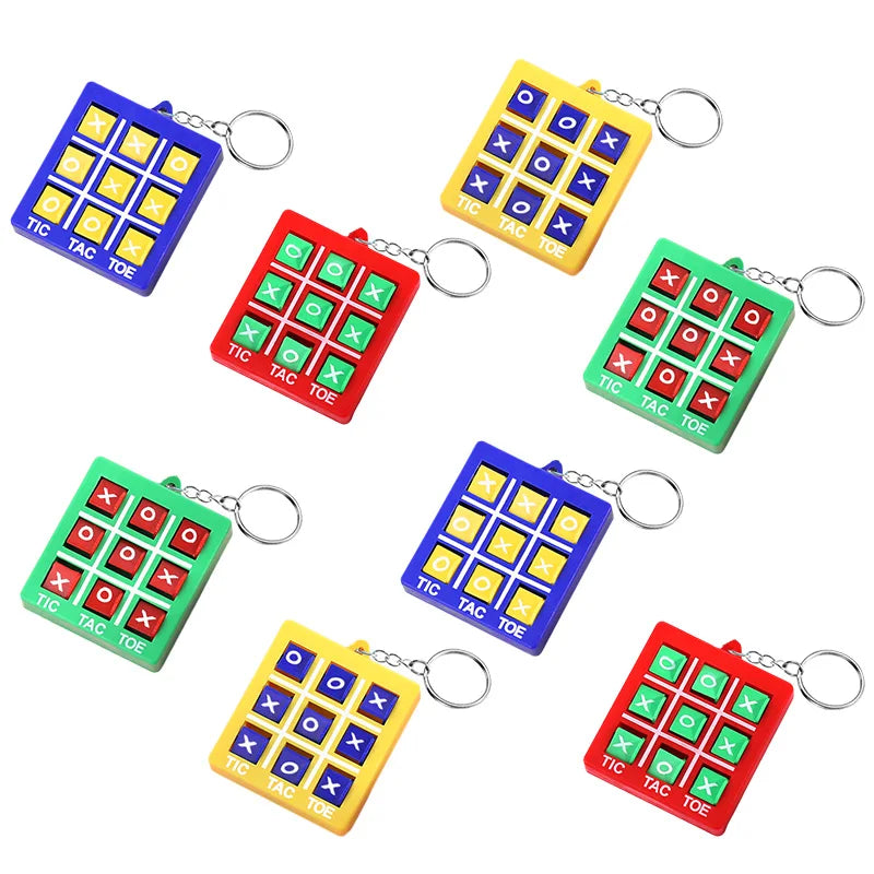 🎒🎯 Mini Tic Tac Toe Game Keychains – Pocket-Sized Fun for Smart Little Minds! 🧠✨ - ThiGui