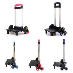 🎒 Roll with Ease – Foldable 6-Wheel Backpack Trolley for School & Travel! 🚶‍♂️🛞 - ThiGui