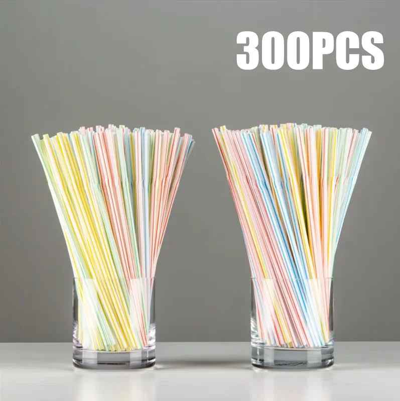 🎉Bright and Fun Multicolor Straws – Perfect for Parties, Playdates, and Everyday Sips! - ThiGui