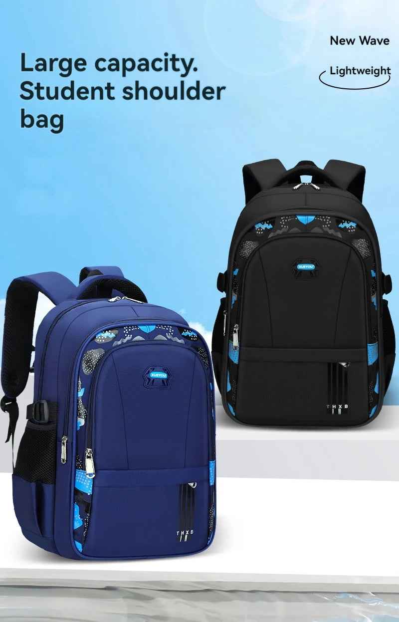 🎒 Perfect School Backpack for Boys Aged 6–12 – Comfy, Spacious & Super Cool! 🏫✨ - ThiGui