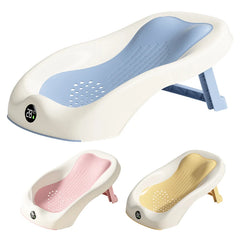 🛁💡Smart Folding Baby Bath – Comfy, Safe & Temperature Aware! 🍼🌡️ - ThiGui