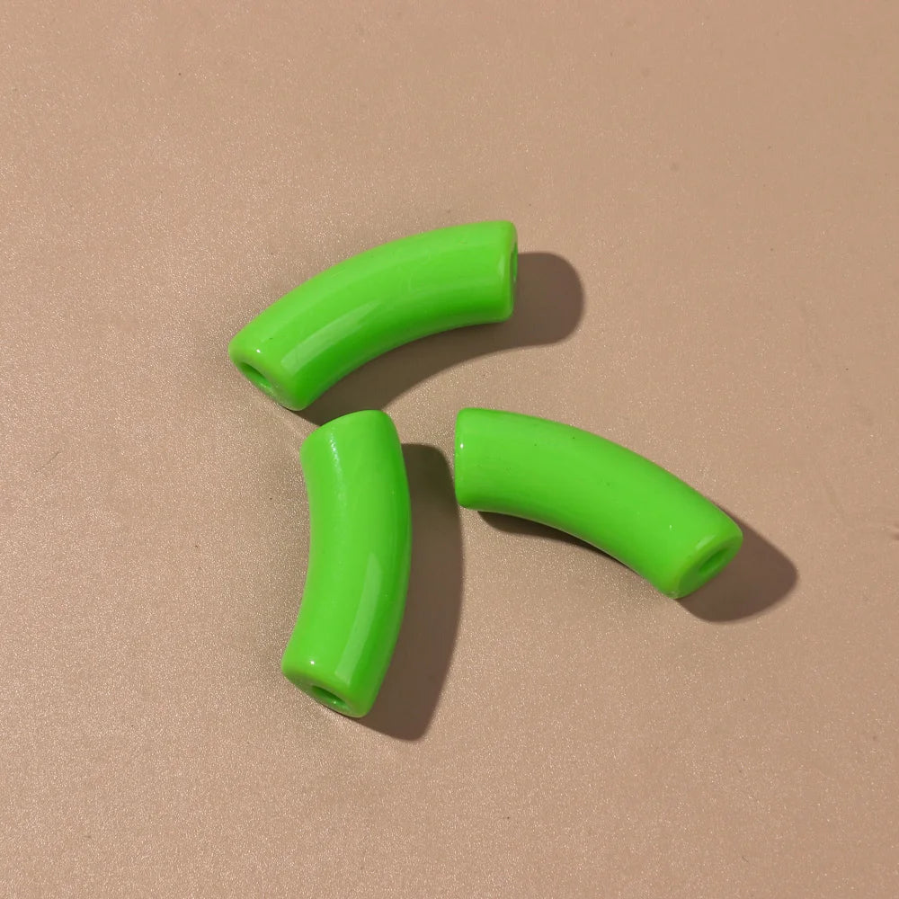 🌈 Lot de 20 Perles Tubes Arc-en-ciel – Idéal pour Créer des Bijoux Colorés et Fun ! 💫🧵 - ThiGui