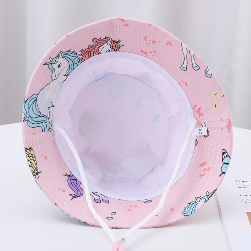 🌞 Sunshine-Ready! Adorable Cartoon Bucket Hat for Babies & Toddlers 🧢🦕 - ThiGui