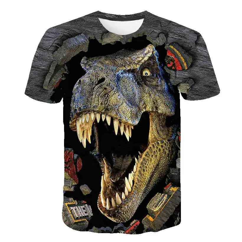 🦖Dino-Mite Summer Fun Tee for Little Adventurers - ThiGui