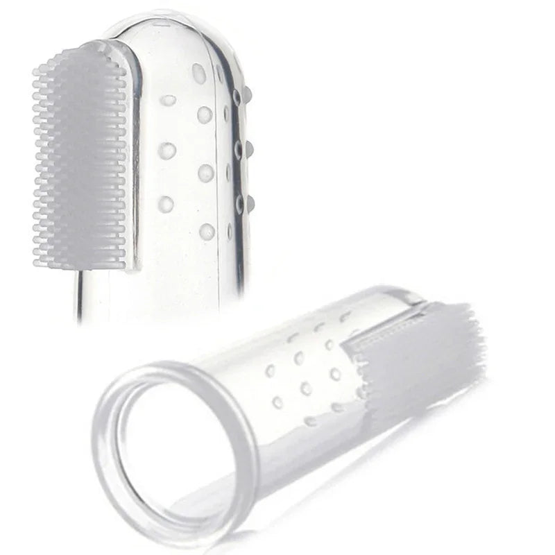 👶🪥 Baby Finger Toothbrush Set – Soft, Safe & Soothing for First Smiles! 💕🌟 - ThiGui