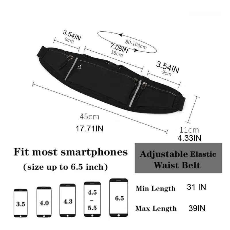 🏃‍♂️ Zip, Clip & Go! – Ultra-Light Running Waist Bag for Active Kids & Teens - ThiGui