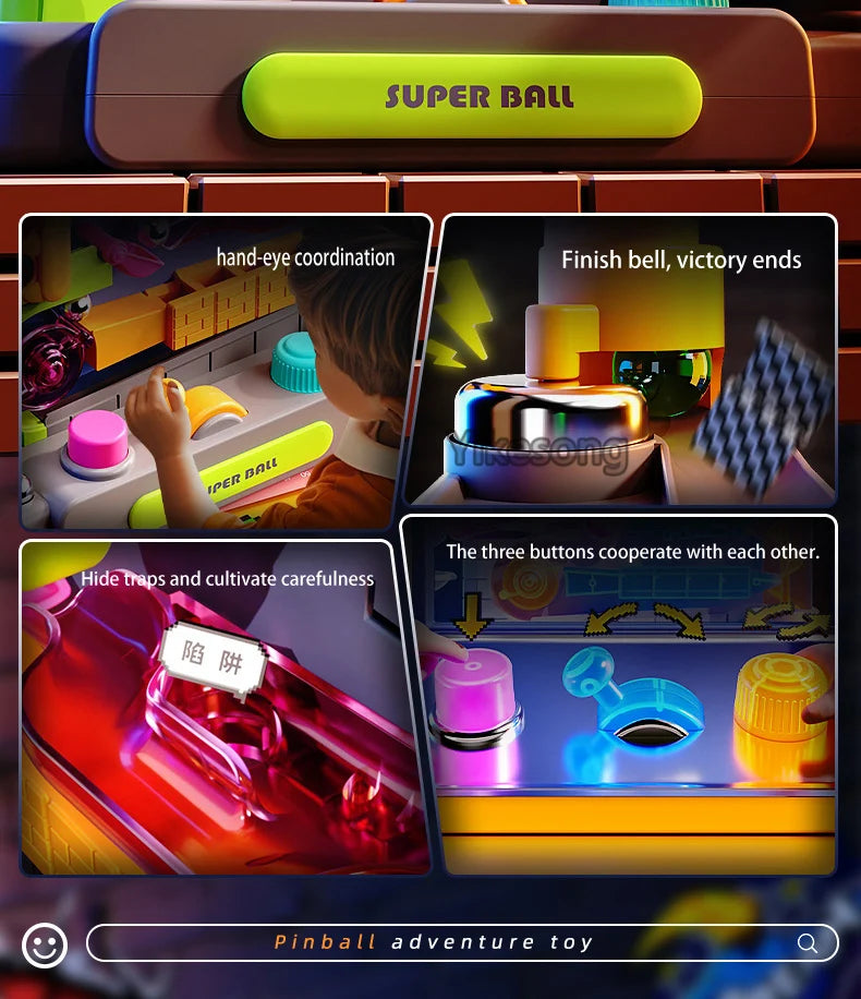 🧠🎢 Montessori Ball Track Adventure – Multi-Layer Rolling Fun for Growing Minds! 🔧👦 - ThiGui