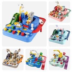 🚀🚗 Adventure Track Playset – Action-Packed Fun for Curious Kids! 🐒🛤️ - ThiGui