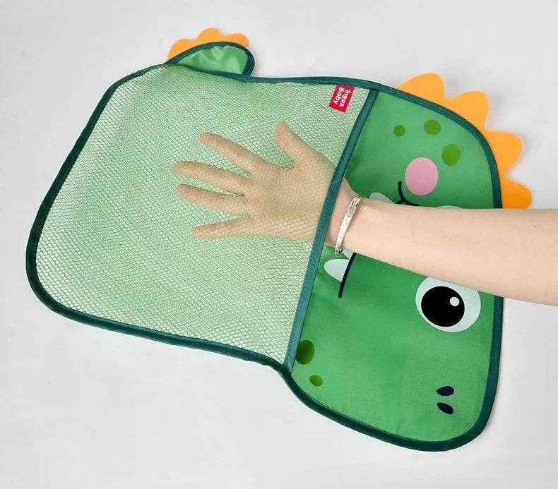 🦖 Dino-Magic Bathtime Buddy – Fun Organizer for Water Toys & Bathroom Bliss! - ThiGui