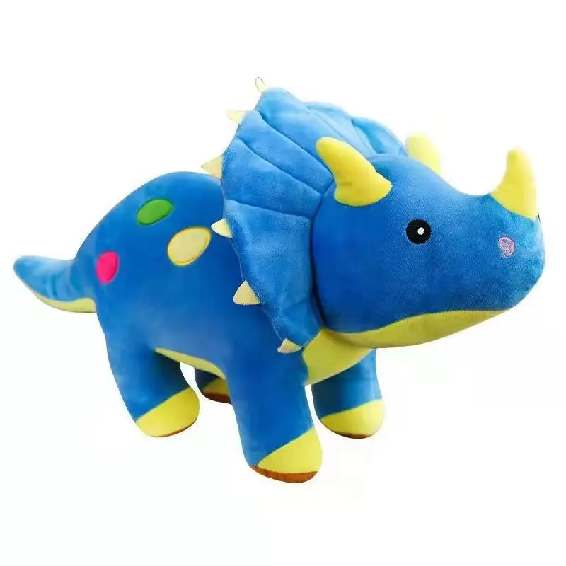 🦕 40cm Dino Buddies – Soft Triceratops & Stegosaurus Plush Pals! 💚🦴 - ThiGui