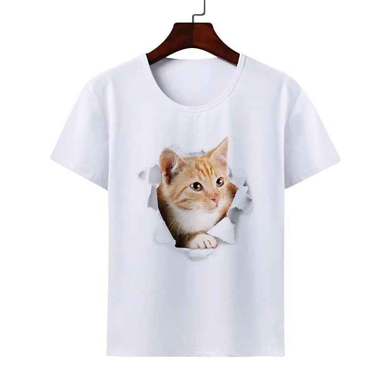 🐱 Purr-fectly Cool! 3D Cat T-Shirt for Boys 😻🎨 - ThiGui