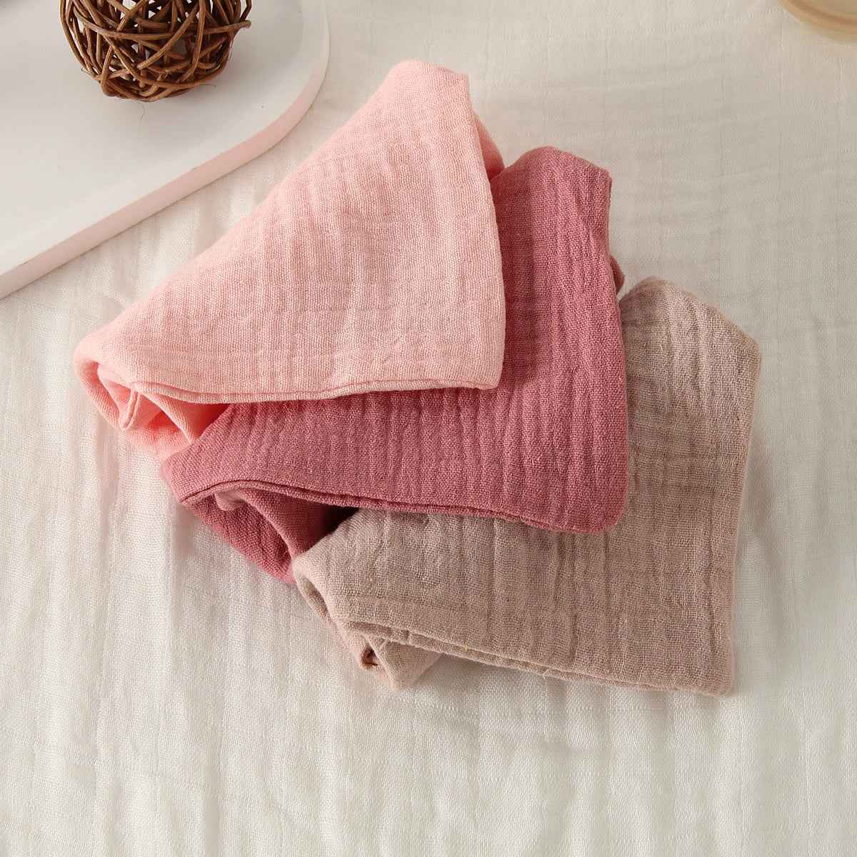 🌸 Gentle Touch! 🍼 Ultra-Soft Baby Gauze Towels – Perfect for Face, Hands & All-Day Snuggles 💕 - ThiGui