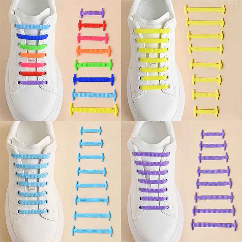 👟Colourful No-Tie Shoelaces – Stress-Free Shoes in a Snap! - ThiGui