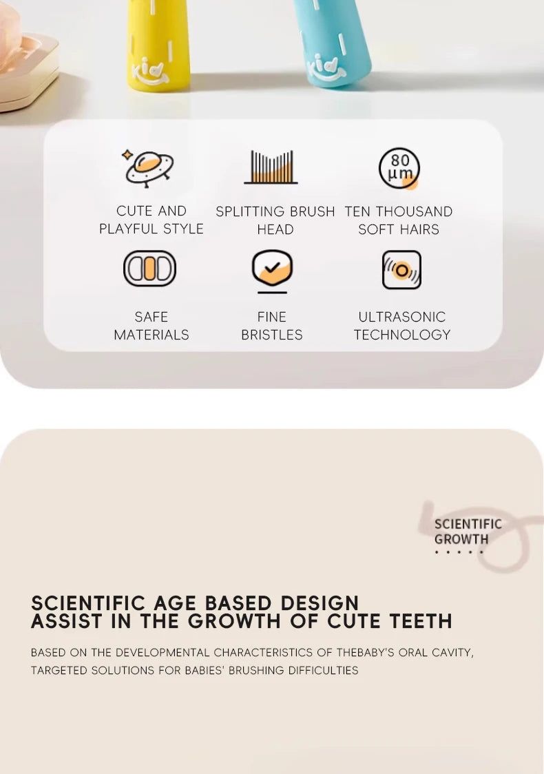 🪥🚀 Cartoon Astronaut Kids Toothbrush – Gentle Bristles, Galactic Fun! 🌙👦 - ThiGui