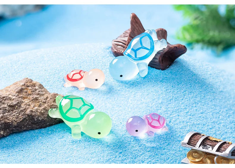 🐢🌟 Glowing Mini Turtle Set – 20 Pieces of Pure Magic for Play & Decor! ✨🌈 - ThiGui