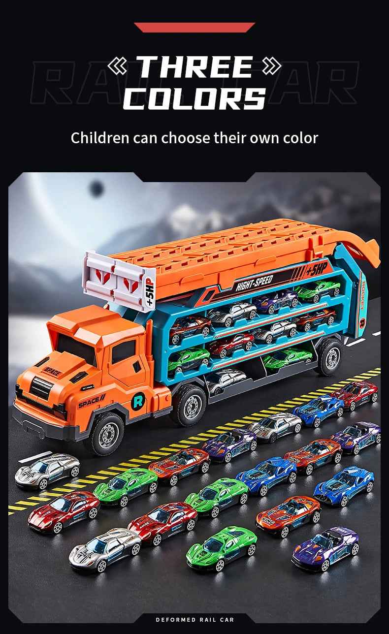 🚗 Rocket Racer Track Set – Loop, Launch & Transform into Hours of Fun! 🛞🚀 - ThiGui