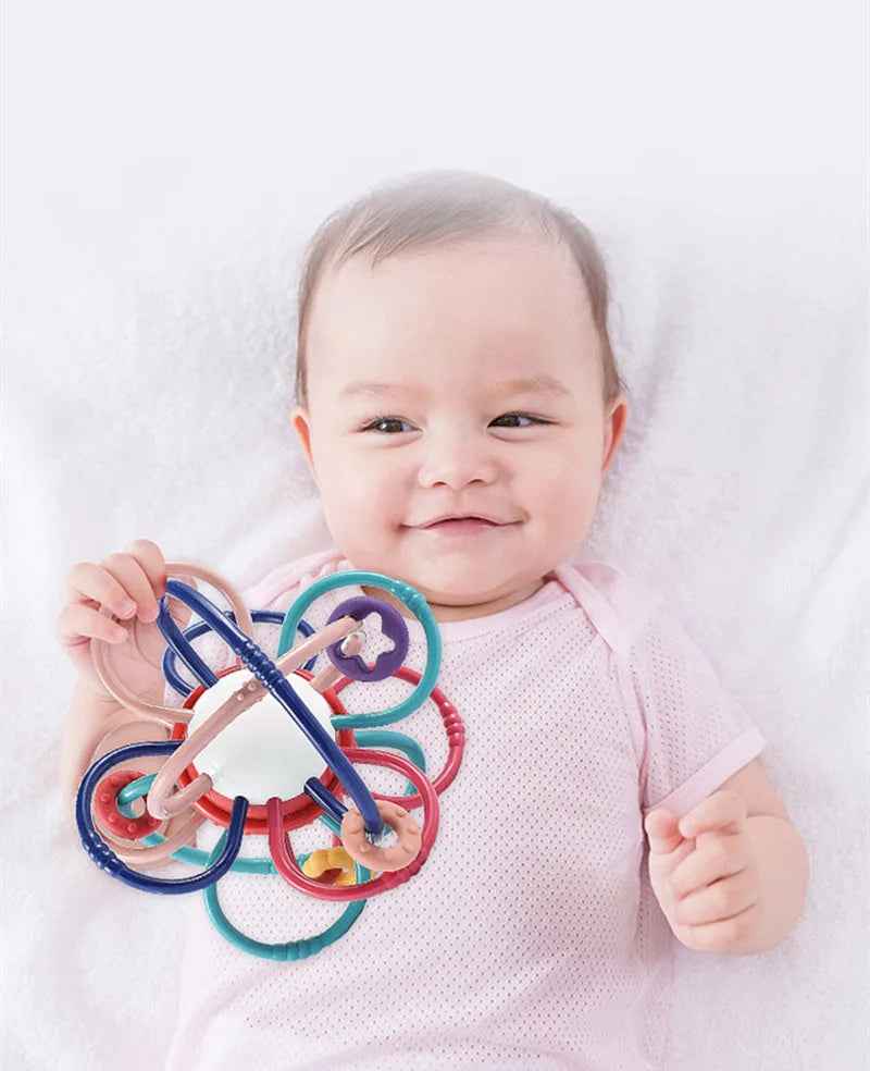 👶 Baby’s First Sensory Rattle – A Tiny Toy with Big Benefits! 🎈🐘 - ThiGui