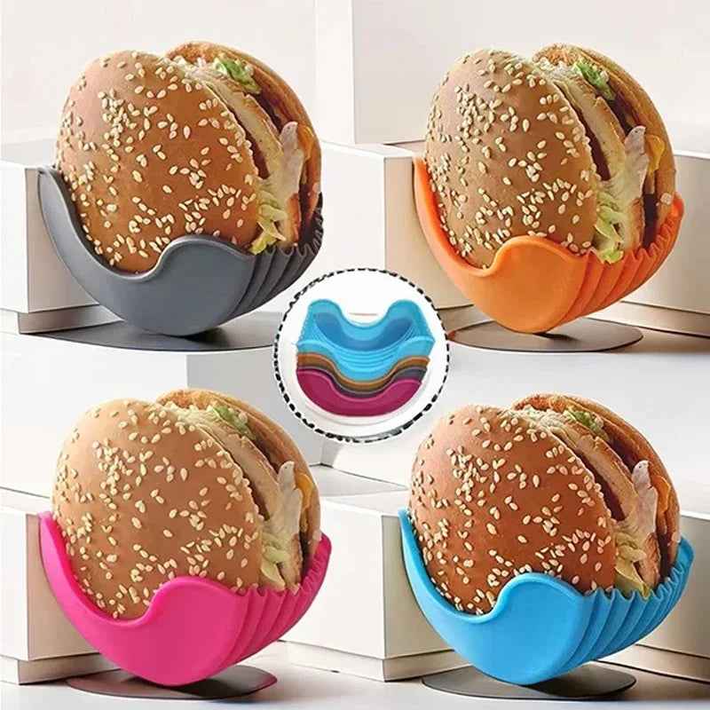 🌮4-Pack Burger Holders for Boys Who Love Big Bites Without the Mess - ThiGui