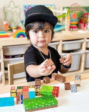 🧲 Build & Imagine! Magnetic Mine World Cube Set for Kids – Craft, Create, and Play 🎮🌍 - ThiGui