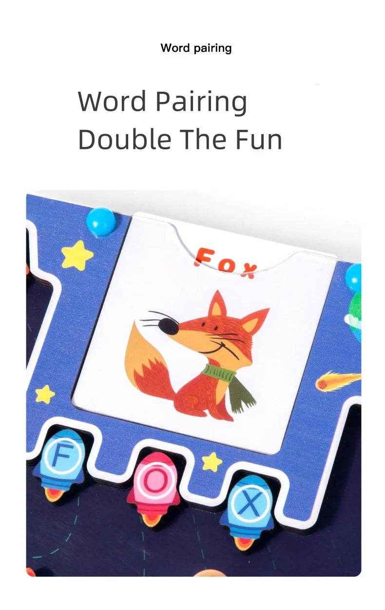 🚗Magnetic Alphabet Maze – A Fun Way to Learn Letters and Park Cars! - ThiGui