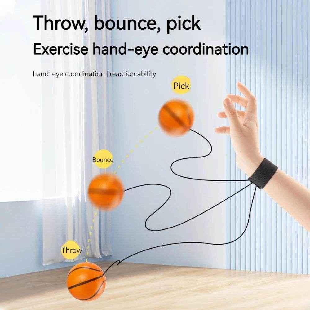 🏀Bounce Back Fun – Elastic Wrist Return Ball for Active Little Boys! - ThiGui