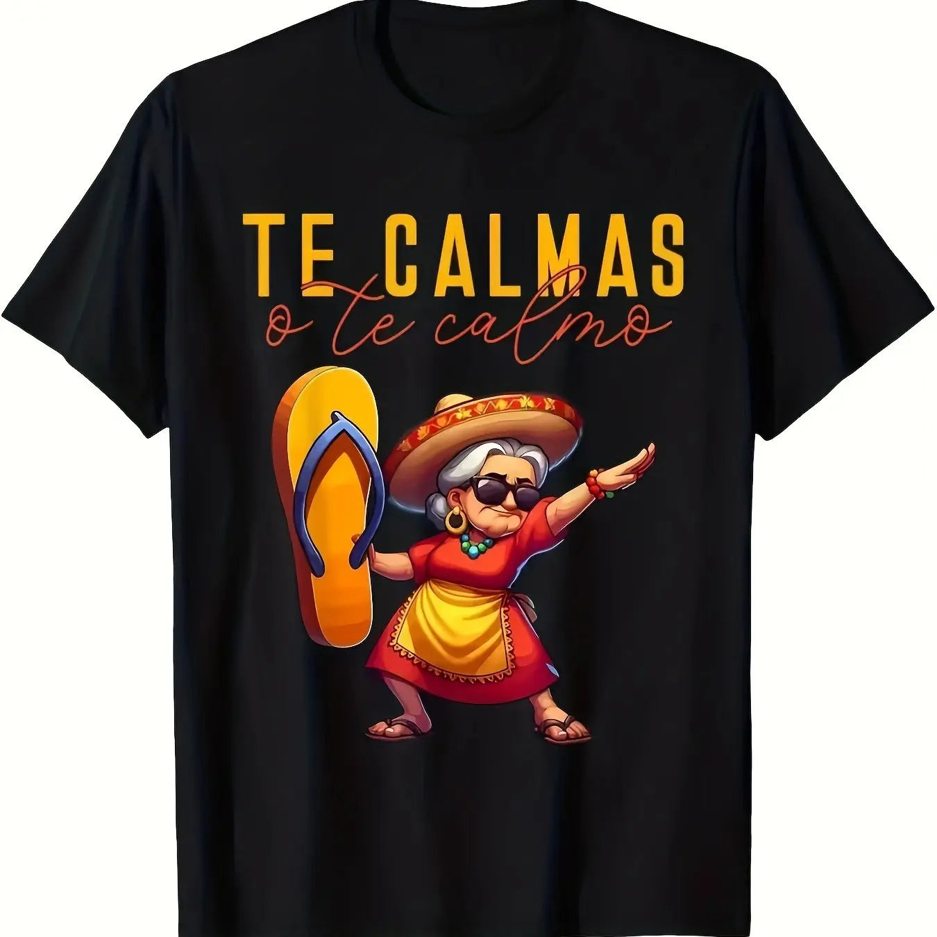 Te Calmas O Te Calmo Mom Tee 🌺✨ Relaxed Fit with Latina Attitude - ThiGui