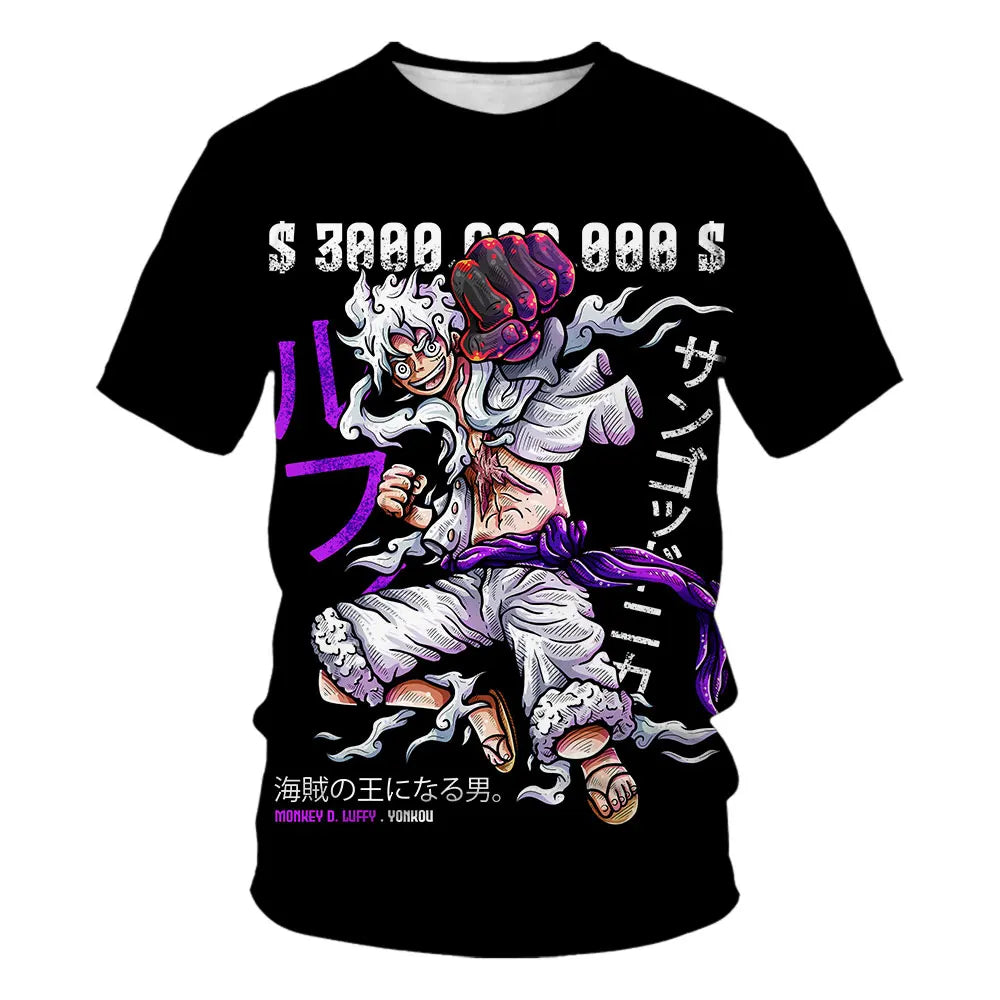 ⚓🔥 Cool Pirate Energy Boys T-Shirt – Luffy Adventure Summer Tee 🔥⚓ - ThiGui