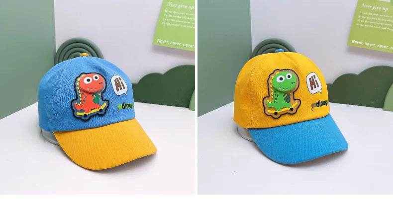 🧢Roarsome Dino Cap – The Comfy, Cool Hat Every Little Explorer Needs This Summer! - ThiGui