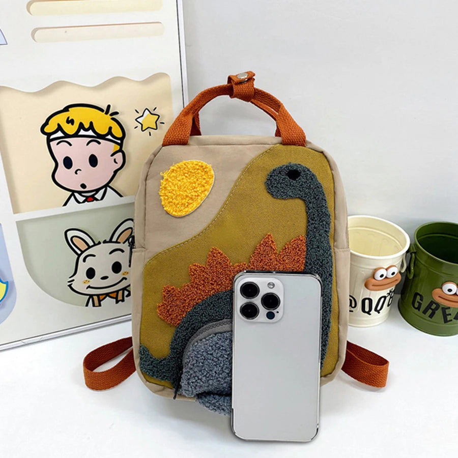 🦖 Roarsome Dino Backpack – Adorable & Durable Schoolbag for Little Explorers! 🎒💚 - ThiGui