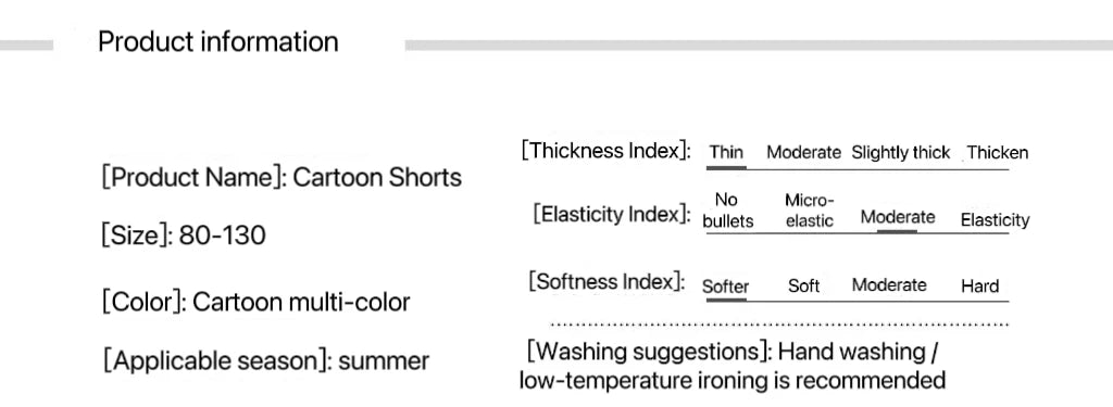 ☀️ Pure Cotton Summer Shorts – Comfy Coolness for Active Boys! 🩳🌈 - ThiGui