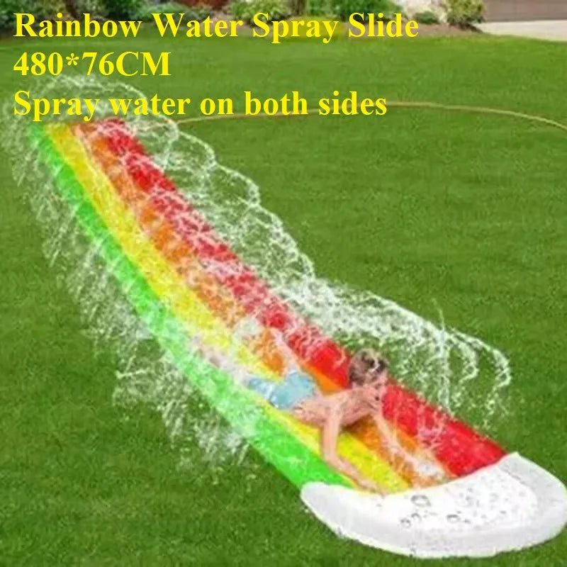🌊💦 Slip, Slide & Smile! Backyard Water Slide with Sprinkler – The Ultimate Summer Splash 🌞👧🧒 - ThiGui