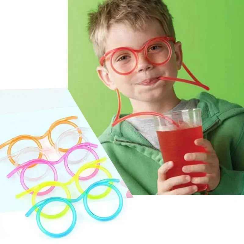 Wacky Straw Glasses for Kids – Sip, Giggle, and Play All Day! - ThiGui