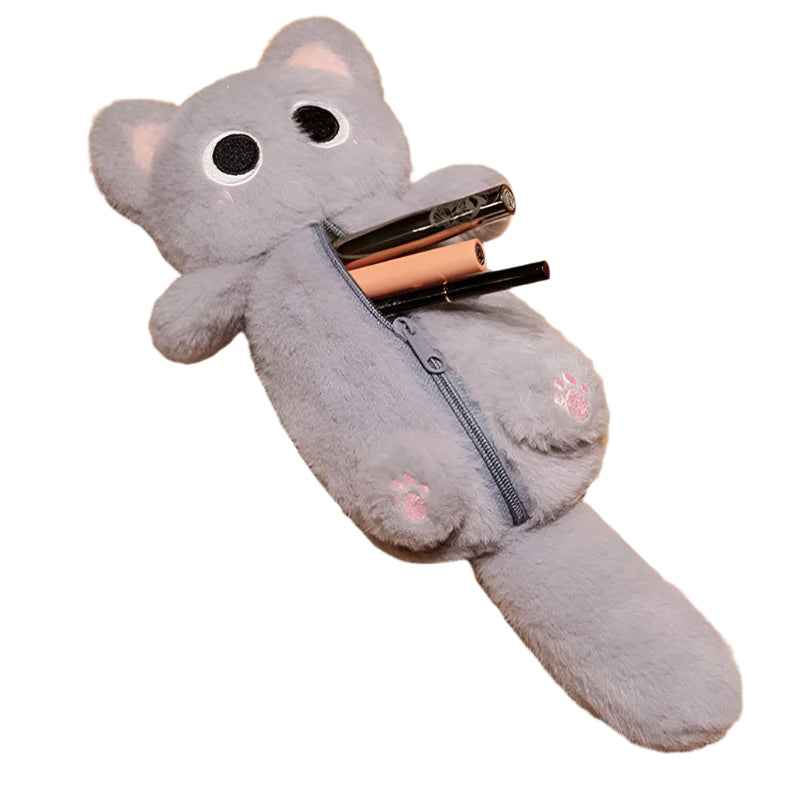 🐾 Purr-fectly Adorable Siamese Cat Pencil Case – Soft, Snuggly & Super Handy! ✨📚 - ThiGui