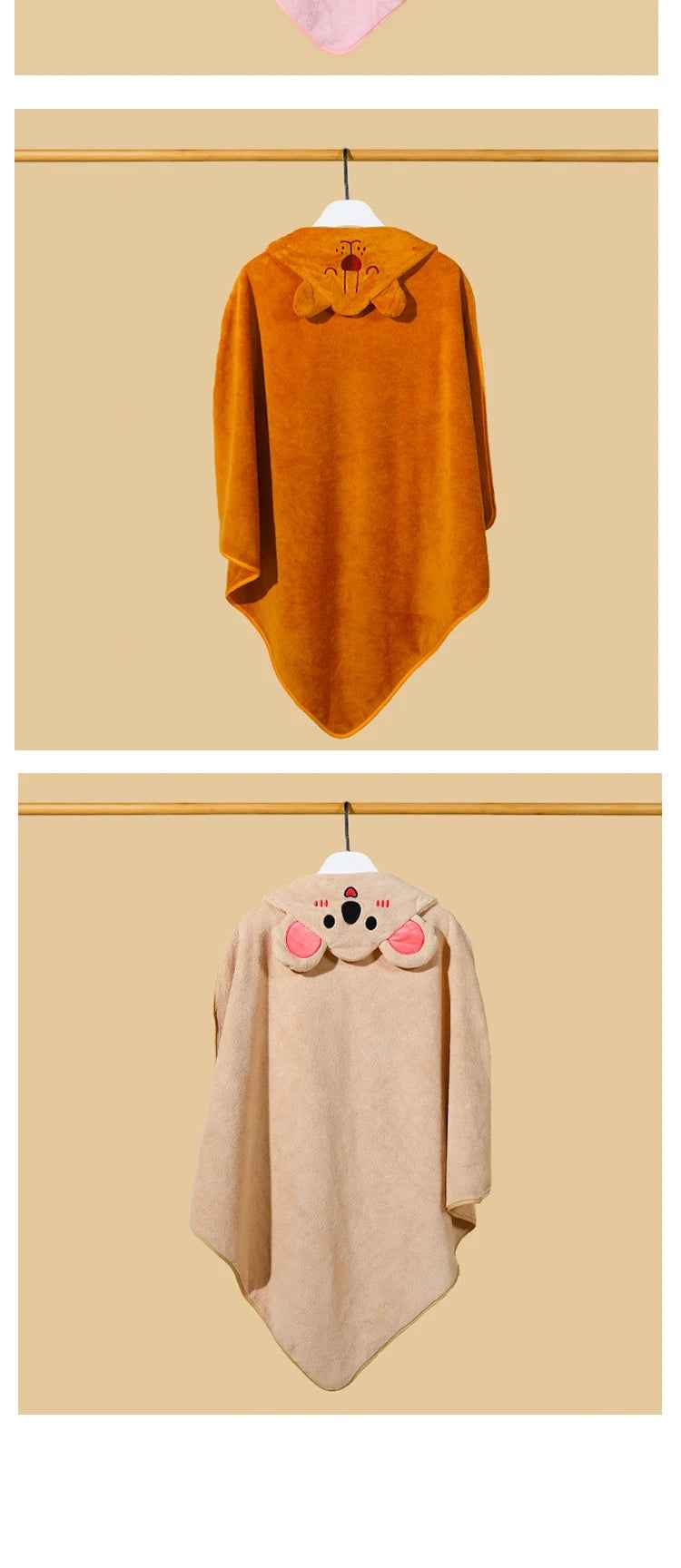 🐼 Cartoon Animal Hooded Bath Towel – Cosy Cuddles After Every Splash! 🛁🧼 - ThiGui