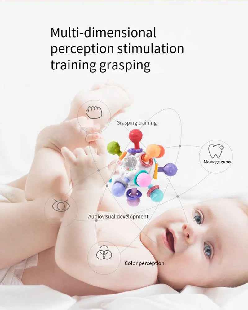 👶 Baby’s First Sensory Rattle – A Tiny Toy with Big Benefits! 🎈🐘 - ThiGui