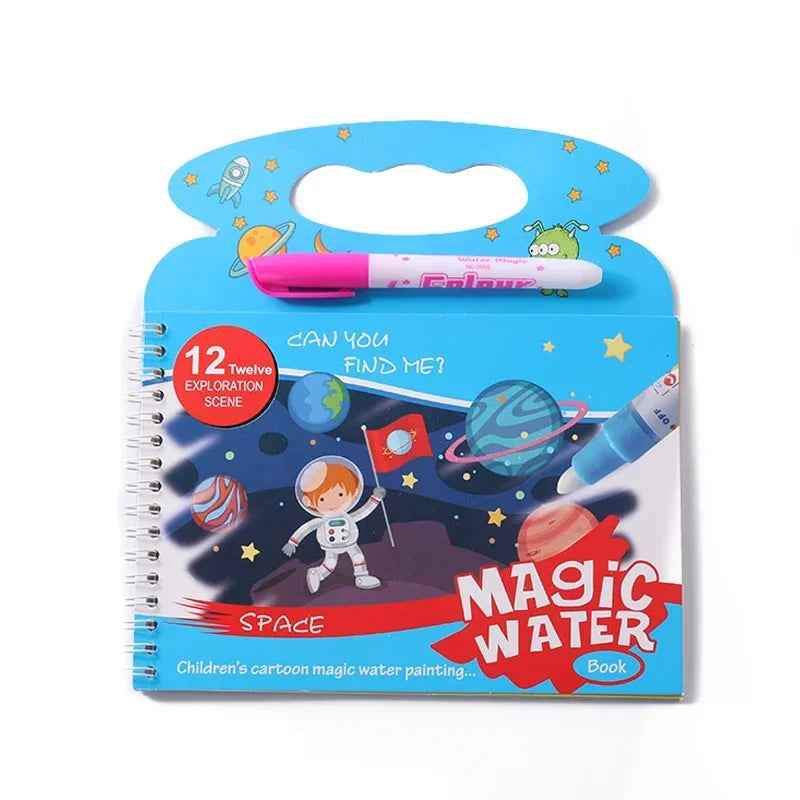 💦Just Add Water! The Magical Reusable Drawing Book Boys Can’t Put Down - ThiGui