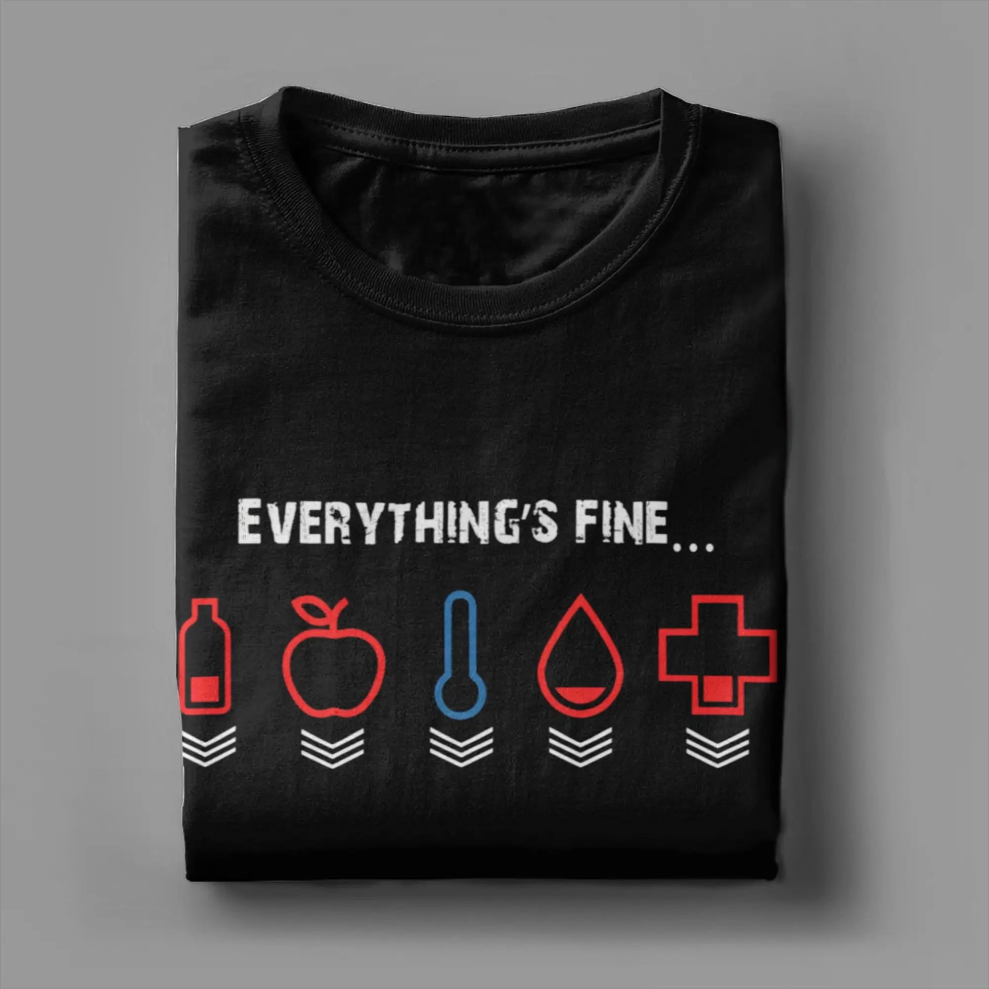 I’m Fine Everything’s Fine Gamer Tee 🎮🔥 100% Cotton Men’s T-Shirt - ThiGui