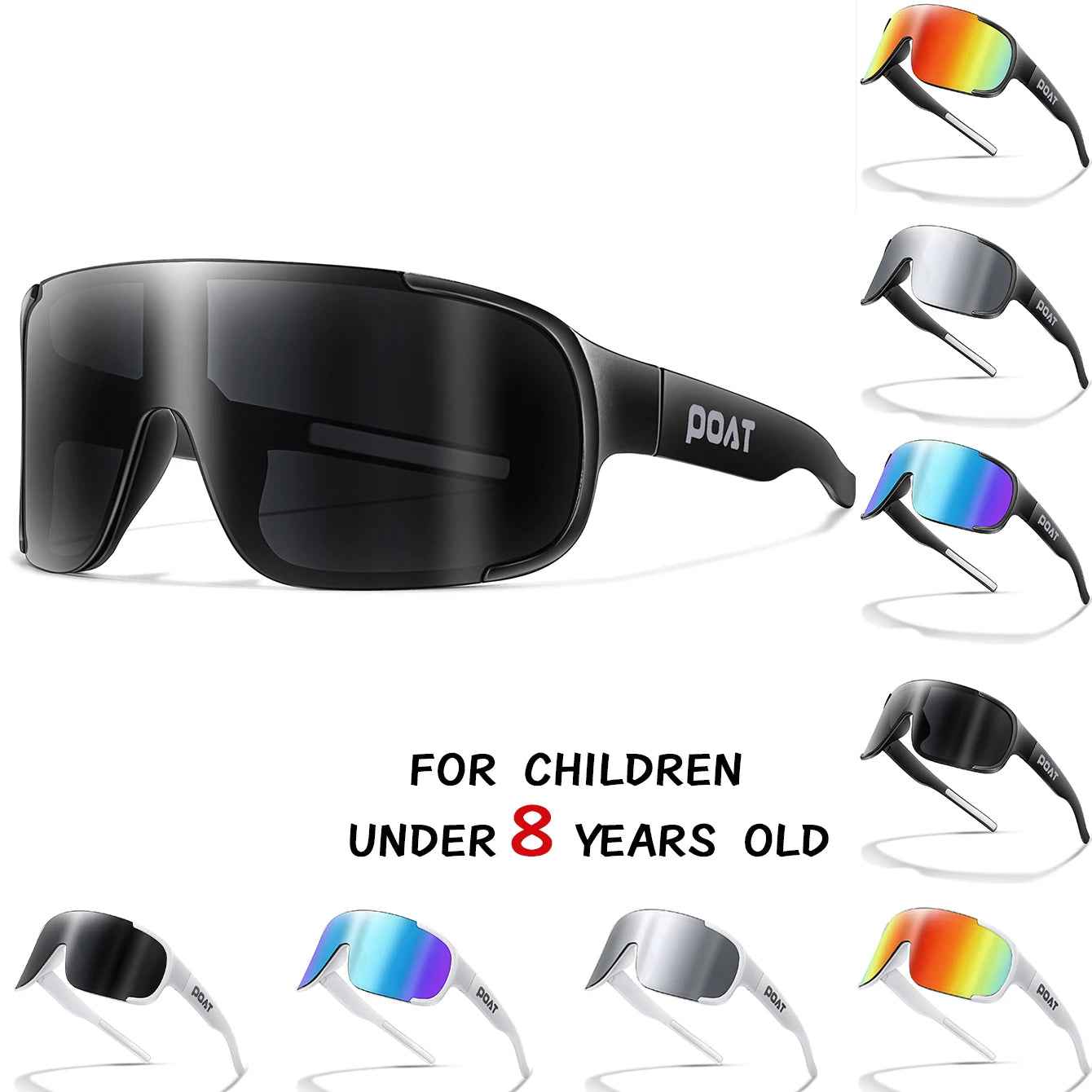 🚴Adventure-Ready Kids’ Cycling Sunglasses – Tough, Cool, and Full Sun Protection! - ThiGui