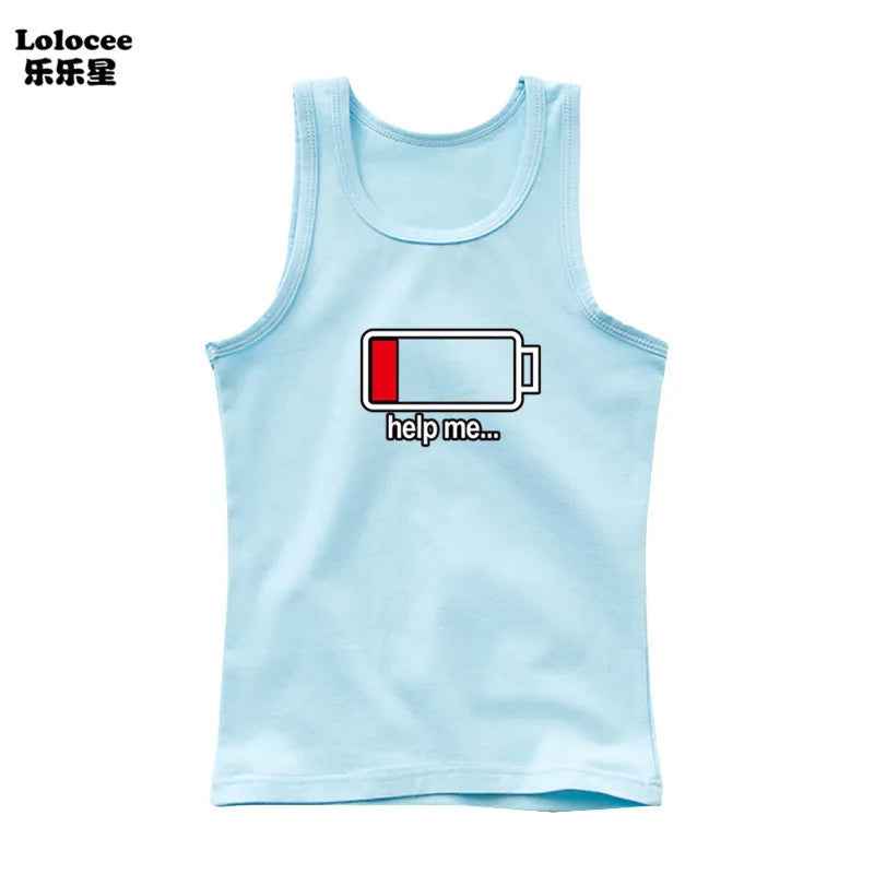 🌞Cool & Comfy Summer Tank Tops for Active Boys – 5 Fun Colours! - ThiGui