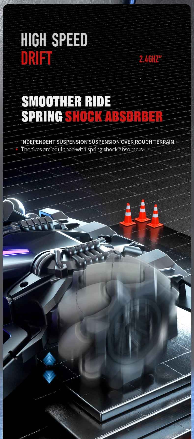 🚗💨 Turbo Spray Drift Car – Lights, Sounds & Stunts That’ll Wow Your Little Racer! 🔊✨ - ThiGui