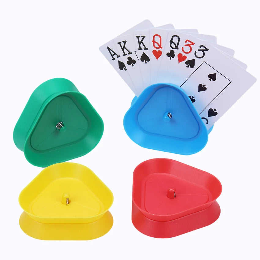 🃏🙌 Hands-Free Card Fun! Triangle Holders for Little (and Big) Players 🎉 - ThiGui