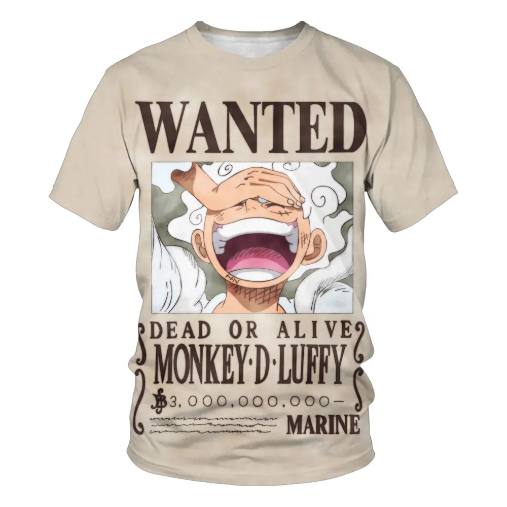 ⚓🔥 Cool Pirate Energy Boys T-Shirt – Luffy Adventure Summer Tee 🔥⚓ - ThiGui