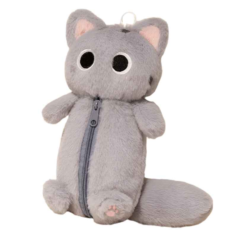 🐾 Purr-fectly Adorable Siamese Cat Pencil Case – Soft, Snuggly & Super Handy! ✨📚 - ThiGui