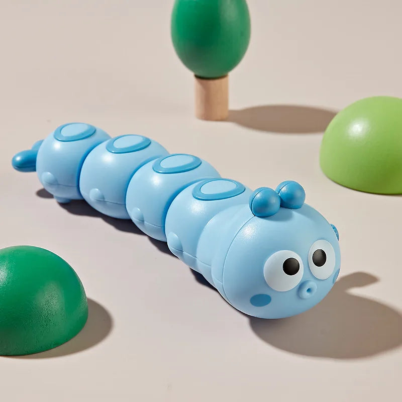 🐛⏰ Wind-Up Wiggly Caterpillar – Educational Fun That Moves! 🌀🐾 - ThiGui