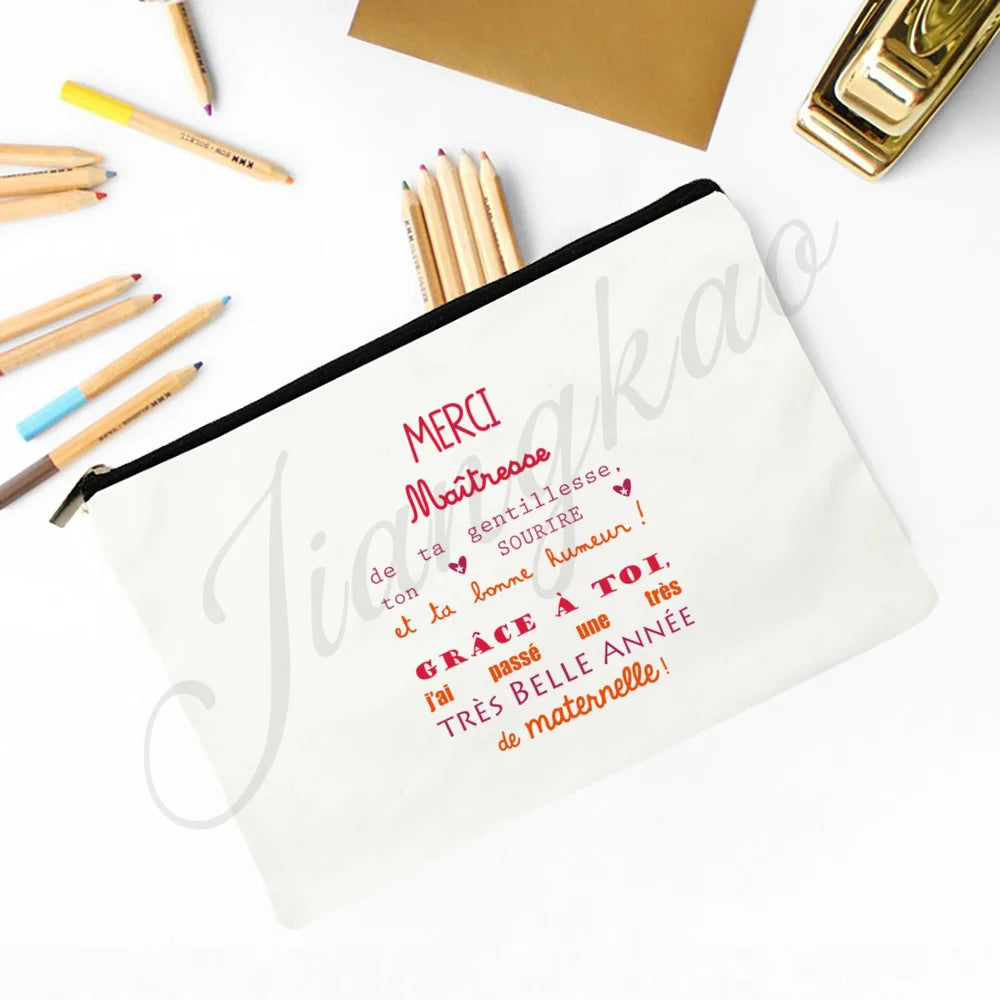 👜 Merci Maîtresse Pouch – The Sweetest Everyday Gift for Teachers & School Staff! 🎨 - ThiGui