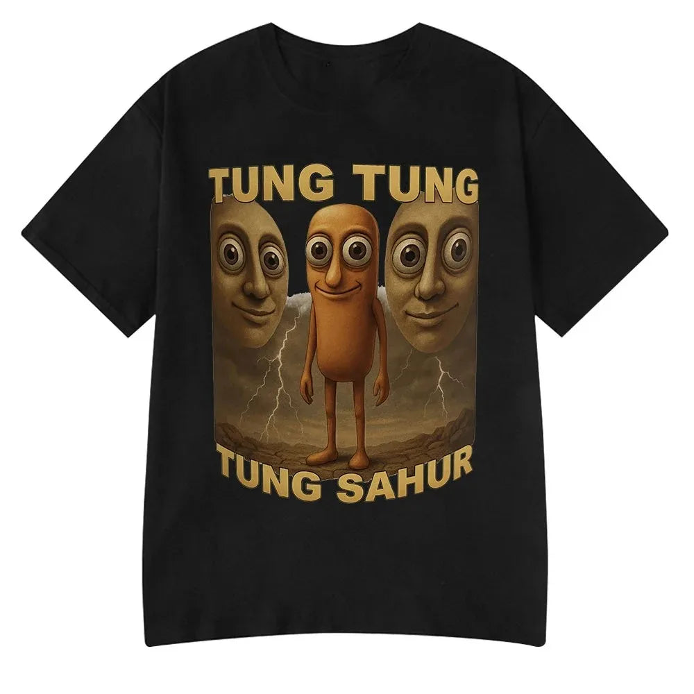 Italian Brainrot Meme Tee 😂🔥 Tralalero Tralala Cotton Y2K T-Shirt - ThiGui