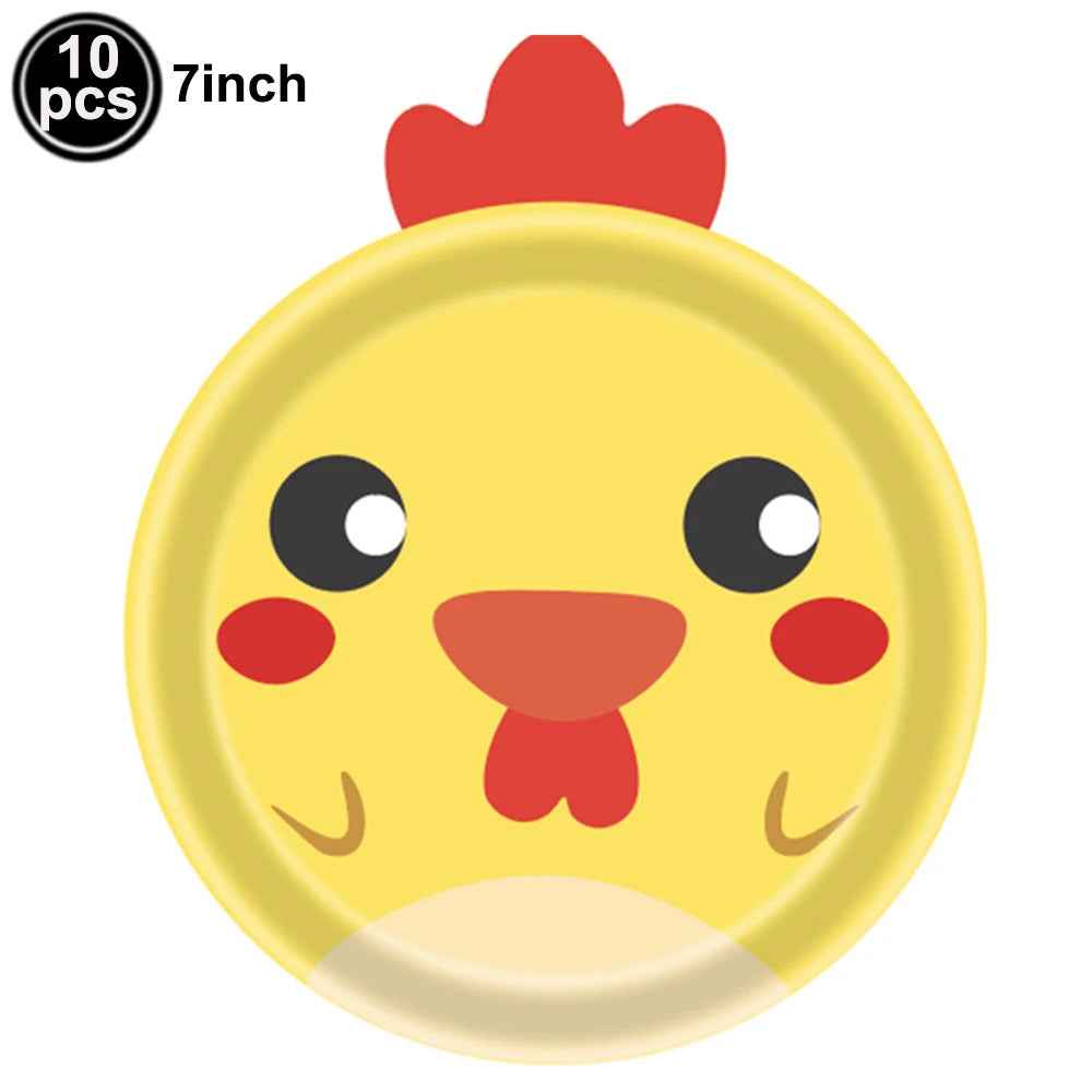 🐷Oink, Moo, Baa – Adorable Farm Animals Tablecloth for a Barnyard Bash! 🐮🐑 - ThiGui