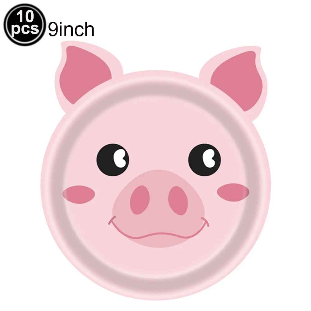 🐷Oink, Moo, Baa – Adorable Farm Animals Tablecloth for a Barnyard Bash! 🐮🐑 - ThiGui