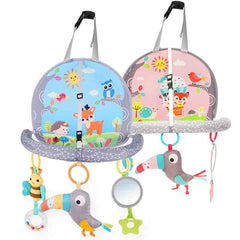 🍼 Car Seat Activity Toy – Kick, Grab & Explore on the Go! 🚗🎠 - ThiGui