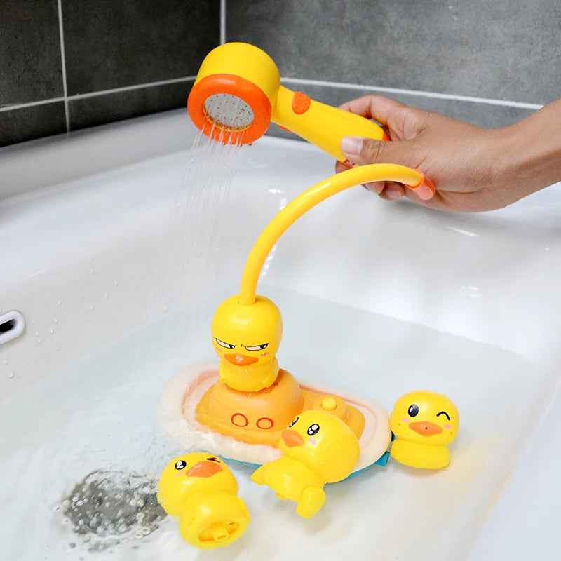 🌈 Duck Slide Bath Toy – Rainbow Water Play for Splashy Fun! 🛁🦆 - ThiGui